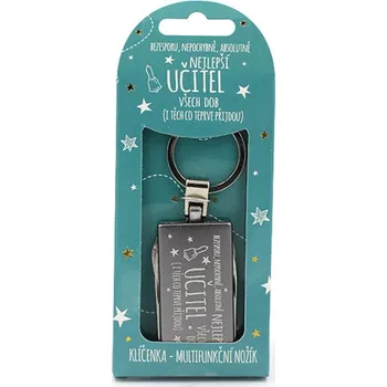 Nekupto Kapesní nožík na klíče - Nejlepší učitel