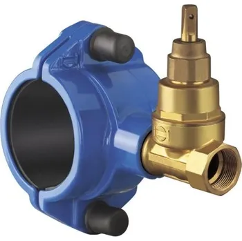 Kanalizační potrubí Vag HOD TYP 510 navrtávací pas DN80, G1 1/4", pro PVC a PE-HD, se šoupátkem, litina