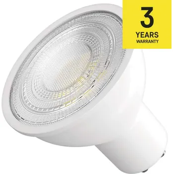 Žárovka LED žárovka Emos Classic 5,8W patice GU10 230V bodovka úzký úhel 36° (75W) ZQ8E33N