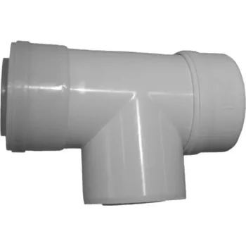 Kouřovod Baxi koaxiální T-kus 60/100mm, revizní