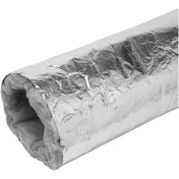 Kouřovod Lindab hadice 125mm, 10m, s tepelnou izolací, hliník, skelné vlákna