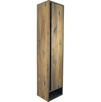 Koupelnový nábytek A - Interiéry Skříňka vysoká Malibu 38 dub country, 38x166,5x32
