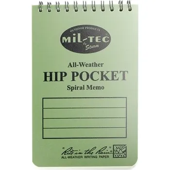 Blok MIL-TEC Blok/zápisník velký PROFESIONAL voděodolný