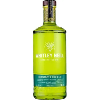 Gin Whitley Neill Lemongrass Ginger Gin 43% 1 l (holá láhev)