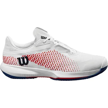 Pánská tenisová obuv Pánská tenisová obuv Wilson Kaos Swift 1.5 Clay White/Deja Vu Blue EUR 44