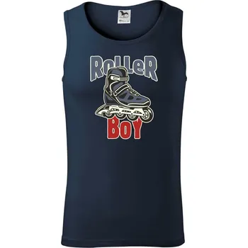 Roller boy modern - Tílko pánské Core - S ( Námořní modrá (velmi tmavá - téměř černá) )