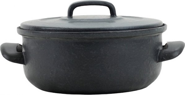 BELIS Smaltovaný rendlík s poklicí ø 24 cm - 4 l - BSE