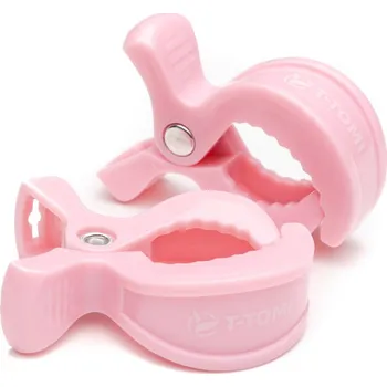 Držák na kočárek T-TOMI Klip Pastel pink (TT 5359)