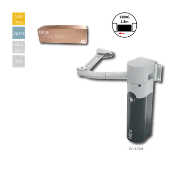 Pohon brány Velmi rychlý pákový pohon bez řidicí jednotky pro velmi lehkou křídlovou bránu do 1,8m délky