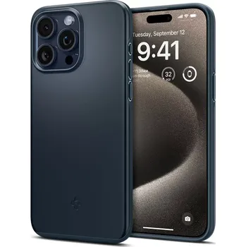 Pouzdro na mobilní telefon Pouzdro Spigen Thin Fit iPhone 15 Pro Max - Metla Slate