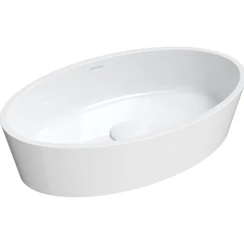 Omnires Bari M+ umyvadlo 50x30 cm oválné na pult bílá BARI500UNBP