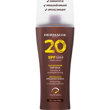 Přípravek na opalování Dermacol Tan Booster Sun Milk SPF20 200 ml