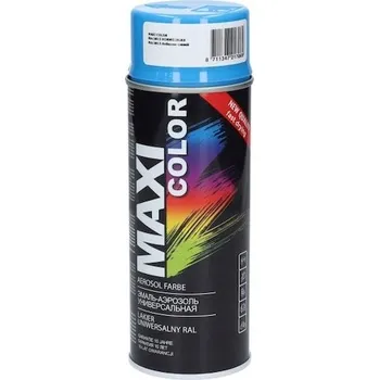 Barva ve spreji MOTIP MAXICOLOR LAK. RAL5015 POLYS.400ML, MX5015