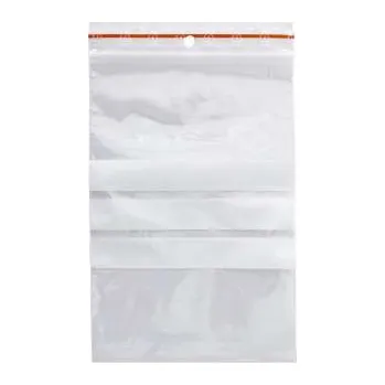 Rychlouzavíratelné sáčky Q-Connect - 10 x 15 cm, 100 ks, s pruhy