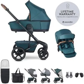 Kočárek EasyWalker Harvey5 XXL Set Kombinovaný kočárek Premium s příslušenstvím - Jade Green