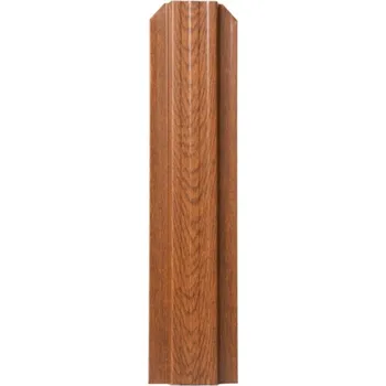 Plotovka Covernit Plechová plotovka Sicuro zkosená zlatý dub 100 x 11,5 x 1,8 cm