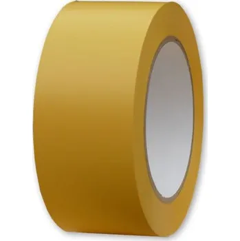Výstražná páska Žlutá PVC PÁSKA podlahová označovací 38 mm × 33 m, silná