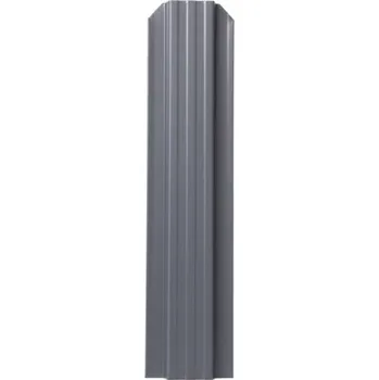 Plotovka Covernit Plechová plotovka Sicuro zkosená antracit 100 x 11,5 x 1,8 cm