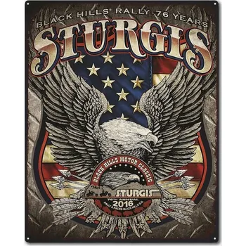 Plechová cedule Plechová cedule Sturgis Eagle