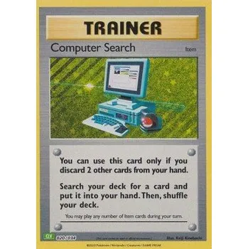 Volný čas Pokémon CLV 020/034 Computer Search - Trading Card Game Classic