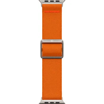 Spigen Lite Fit Ultra nylonový řemínek pro Apple Watch 49/45/44/42 mm, oranžový