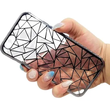 Pouzdro na mobilní telefon Pouzdro Metalic Slim Diamond Iphone 6 Černé