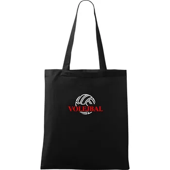 Volejbal míč - Taška bavlněná - 42 x 38 cm ( Černá )