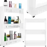 Iso Trade Skříňka na kolečkách, 3 police bílá ISO 11847