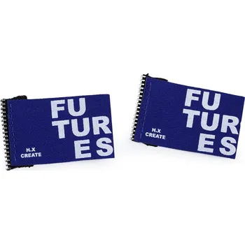 Nášivka Nášivka / štítek zdobená zipem 10 ks - 3 modrá