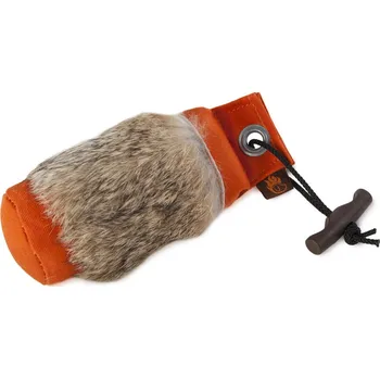 tréninková pomůcka pro psa Firedog Standard dummy 250 g oranžový s kožešinou
