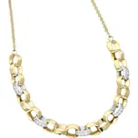 Goldstore Zlatý zdobený náhrdelník zirkony Váha: 6.35 g, Délka: 45-48 cm