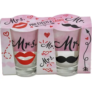 DIVJA Panáky pro štěstí a lásku Mrs. a Mr.