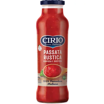 Omáčka Cirio rajčatové pyré extra husté (Passata Rustica) 680g