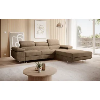 Sedací souprava Rohová rozkládací sedací souprava Atila - Monolith 09 Varianta: Pravá