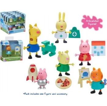 Figurka Prasátko Peppa figurka s doplňky plast 6cm asst mix druhů v krabičce