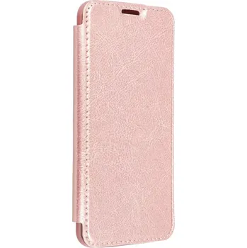 Pouzdro na mobilní telefon Pouzdro ForCell Electro Book iPhone 12 Pro Max - růžově-zlaté