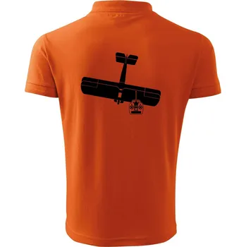 Pánská košile RC letadlo - Polokošile pánská Pique Polo 203 - 3XL ( Oranžová )