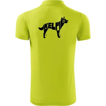 Pánská košile Australská kelpie - Polokošile Victory sportovní (dresovina) - XL ( Limetková )