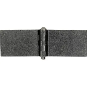 pant Závěs k navaření, vál.ø 22 mm, manžety 75x50 mm, ocel surová | Dveře a&nbsp;dveřní příslušenství Dveřní panty, Dveřní závěsy Závěsy pro ocelové profily