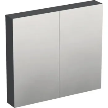 Koupelnový nábytek Zrcadlová skříňka bez osvětlení Jungborn TRENTA 80 x 14,4 x 72 cm antracit matný