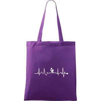 EKG vodní pólo - Taška bavlněná - 42 x 38 cm ( Fialová )