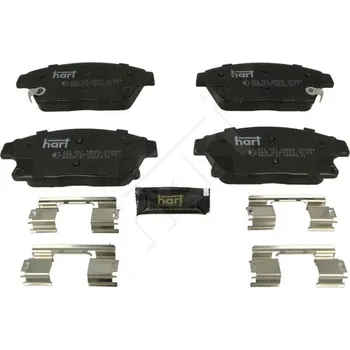 Brzdová destička Sada brzdových destiček, kotoučová brzda HART 252 931