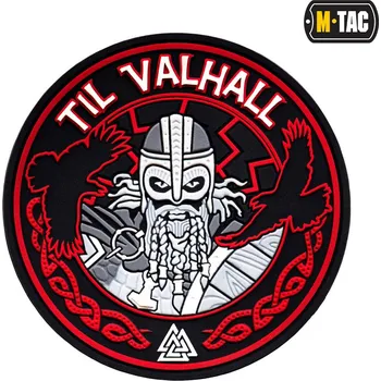 M-TAC PATCH TIL VALHALL PVC - různé barvy Barva: Black/Red