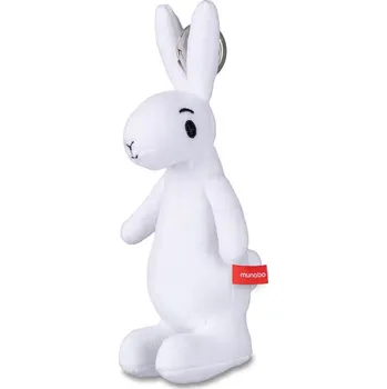 Hračka pro nejmenší Moravská ústředna Plyšový přívěšek na kroužku králík Bobek 17 cm