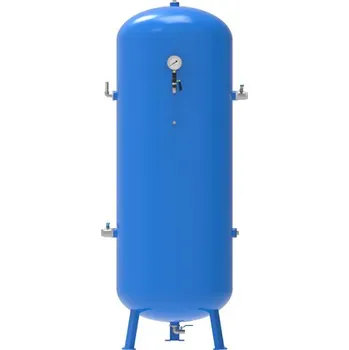 Expanzní nádoba AIR-COM BAGLIONI tlaková nádoba stojatá zevně lakovaná s armaturami, 1000 l, 12bar VVP2-1000-12A