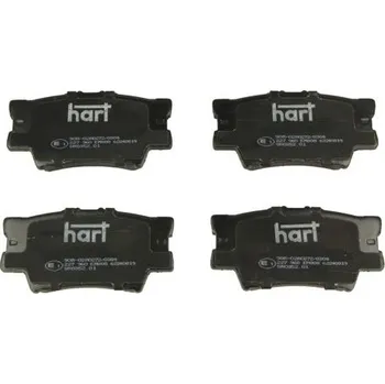 Brzdová destička Sada brzdových destiček, kotoučová brzda HART 227 960