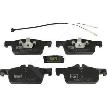 Brzdový systém Sada brzdových destiček, kotoučová brzda HART 256 509