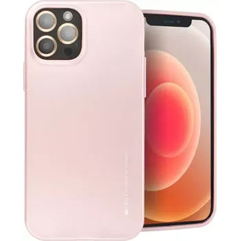 Pouzdro na mobilní telefon Pouzdro i-Jelly Case Mercury iPhone 12 Pro Max - Rose zlaté
