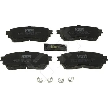 Brzdová destička Sada brzdových destiček, kotoučová brzda HART 256 543