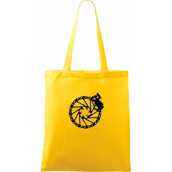 Cyclo kotoučová brzda - Taška bavlněná - 42 x 38 cm ( Žlutá )